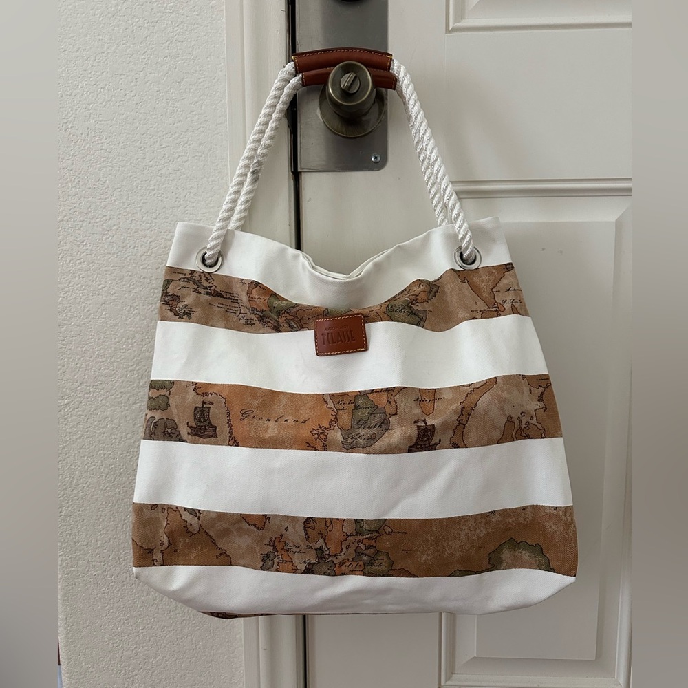 Alviero martini tote beach bag